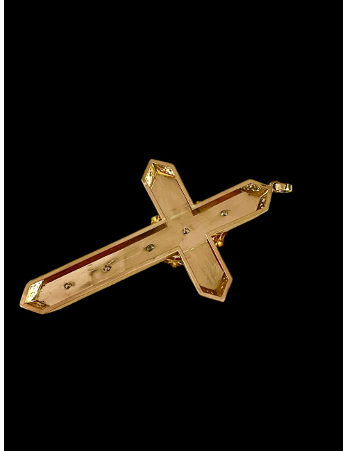 Important croix en or d'époque Napoléon III