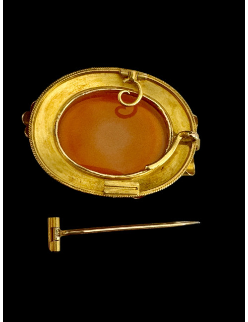 Parure d'Or, Camées Sur Agate Napoléon III