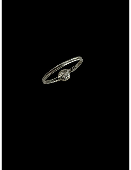 Bague Or Gris, Diamants Et Perle Fine d'Eau Douce.
