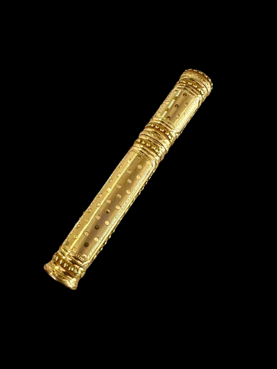 Etui à Cire De Dame En Or, époque Louis XVI Etui à Cire De Dame En Or, époque Louis XVI
