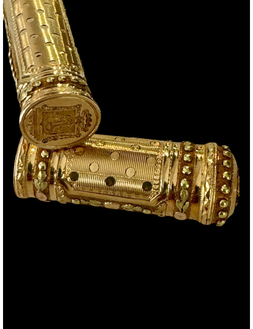 Etui à Cire De Dame En Or, époque Louis XVI